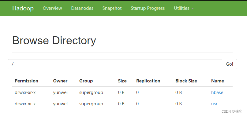 HDFS Browse Directory目录显示 Path does exist on HDFS or WebHDFS is disabled.,第2张