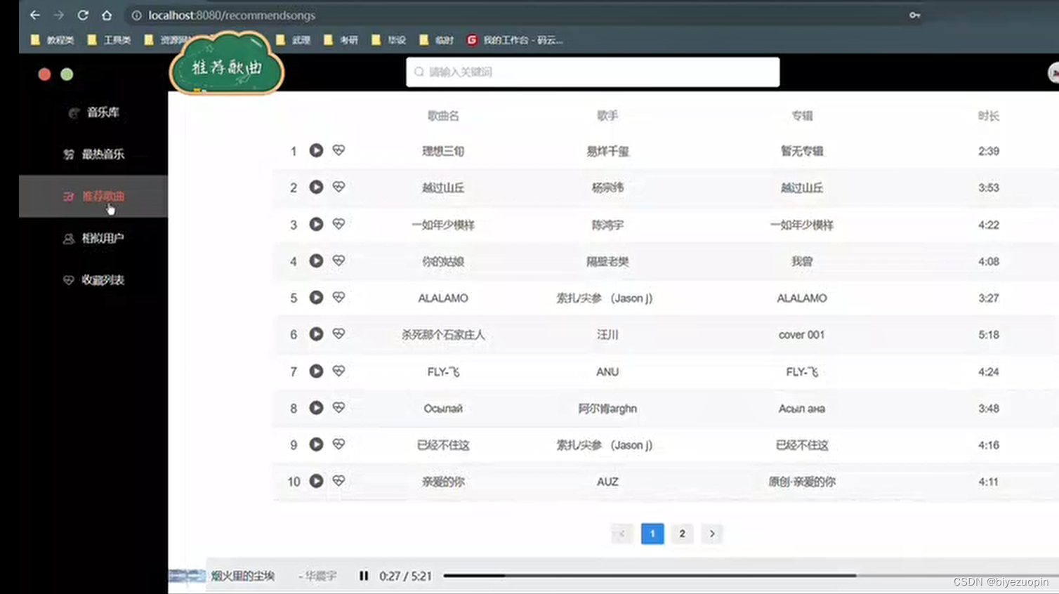 基于大数据的音乐流行趋势预测及推荐分析（Python+Spring Boot+Node.js+MySQL）,在这里插入图片描述,第28张