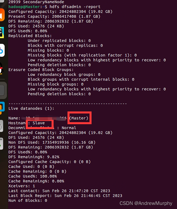 【已解决】could only be written to 0 of the 1 minReplication nodes. There are 1 datanode(s) running and 1,在这里插入图片描述,第2张