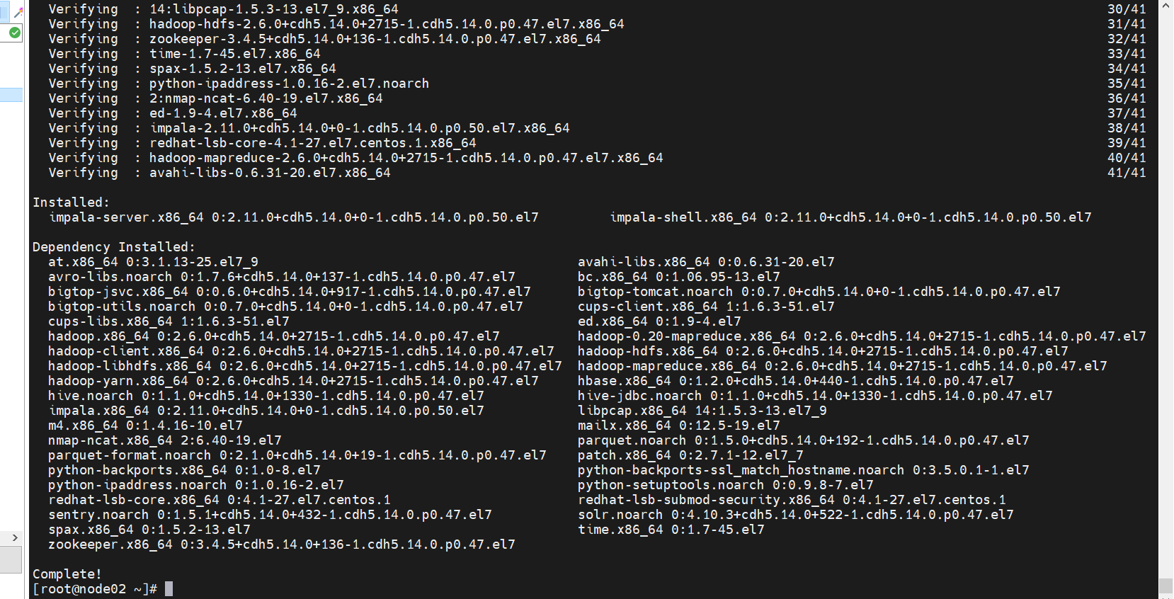 Centos7原生hadoop环境，搭建Impala集群和负载均衡配置,在这里插入图片描述,第4张