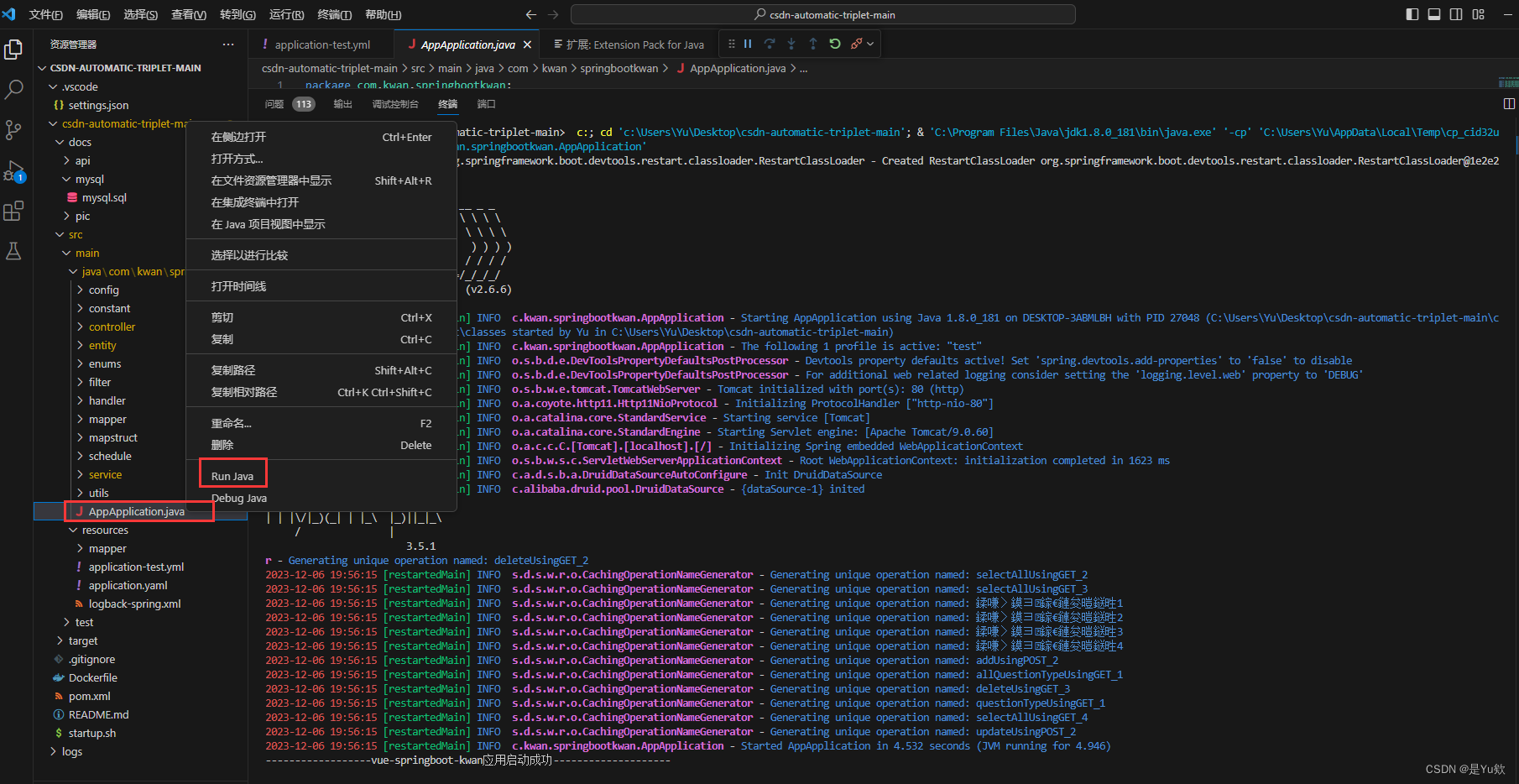 【从0配置JAVA项目相关环境1】jdk + VSCode运行java + mysql + Navicat + 数据库本地化 + 启动java项目,在这里插入图片描述,第28张