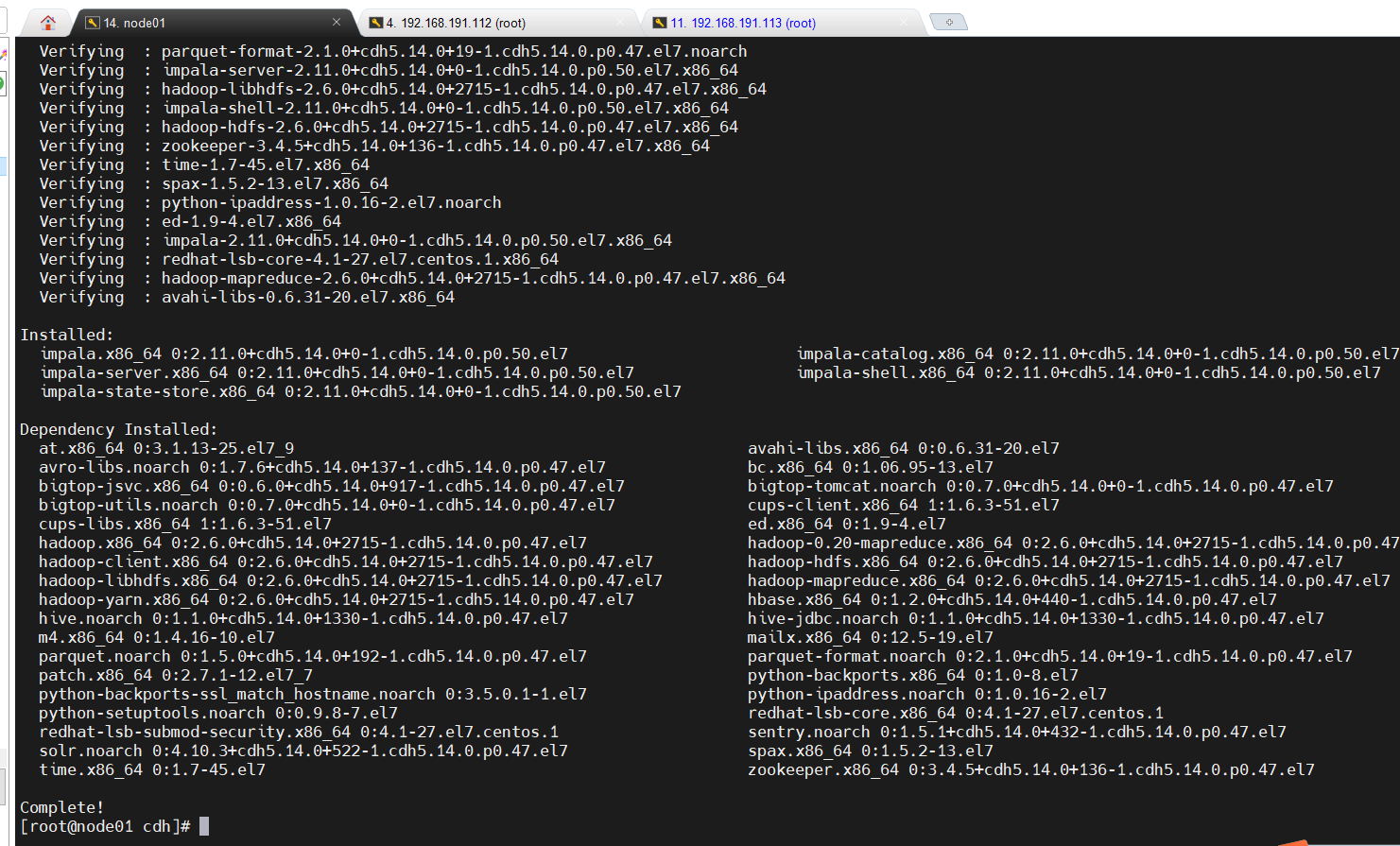 Centos7原生hadoop环境，搭建Impala集群和负载均衡配置,在这里插入图片描述,第3张