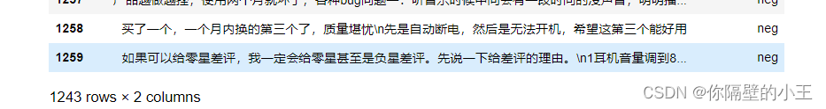 Python大数据-电商产品评论情感数据分析,第4张