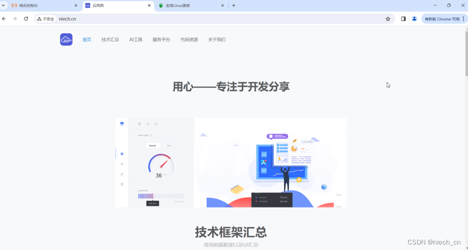 云风网（www.niech.cn）个人网站搭建（二）服务器域名配置,在这里插入图片描述,第11张