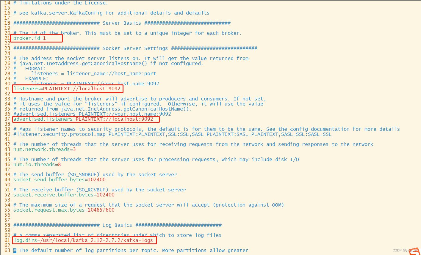centos7 安装部署kafka,kafka server.properties 配置,第3张