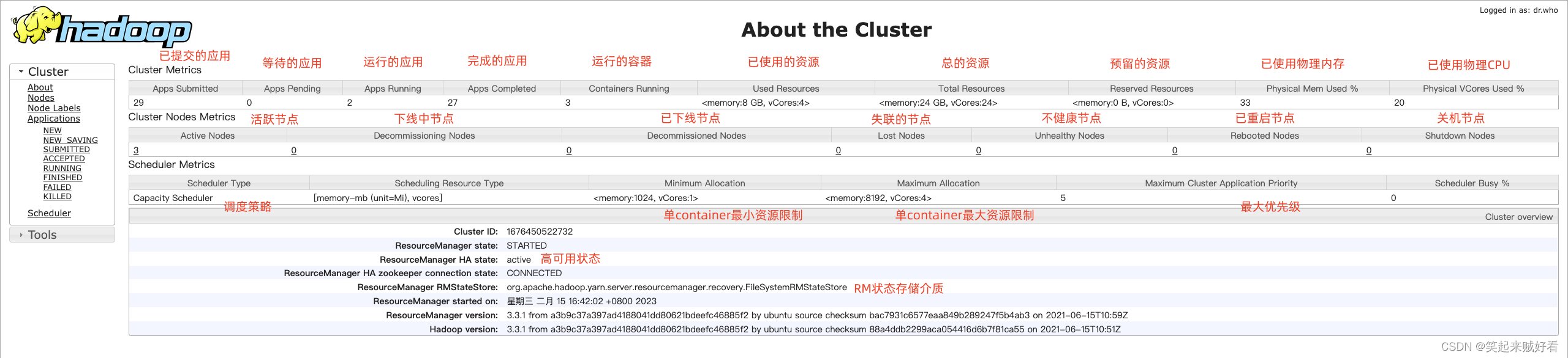 【大数据】HADOOP-Yarn集群界面UI指标项详解（建议收藏哦）,在这里插入图片描述,第1张