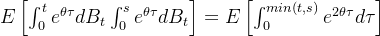 深度强化学习-DDPG算法原理与代码,E\left [ \int_{0}^{t}e^{\theta \tau }dB_{t}\int_{0}^{s}e^{\theta \tau }dB_{t} \right ]=E\left [ \int_{0}^{min(t,s)} e^{2\theta \tau }d\tau \right ],第60张