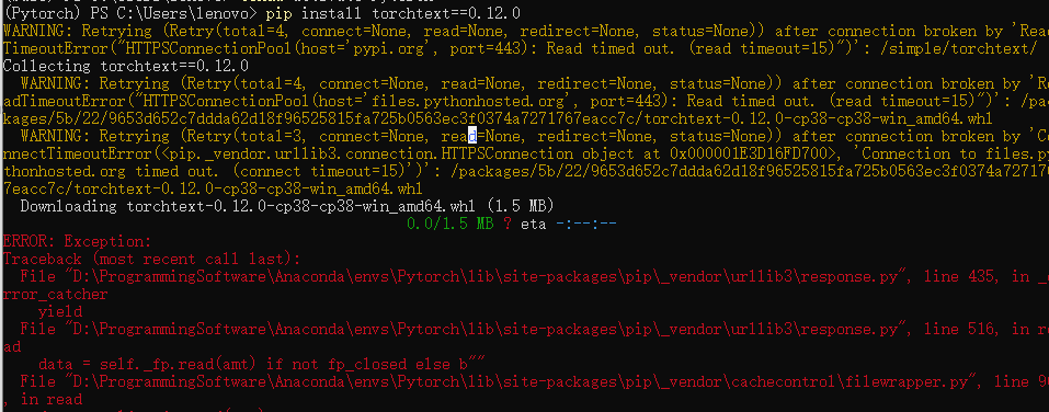 【Pytorch】torchtext终极安装方法及常见问题,第3张