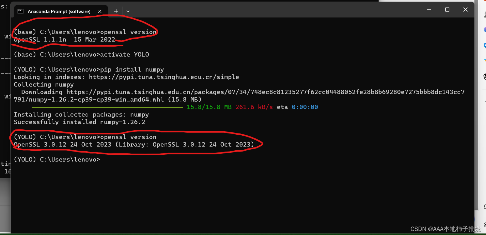 WARNING: pip is configured with locations that require TLSSSL, however the ssl module in Python is,第2张