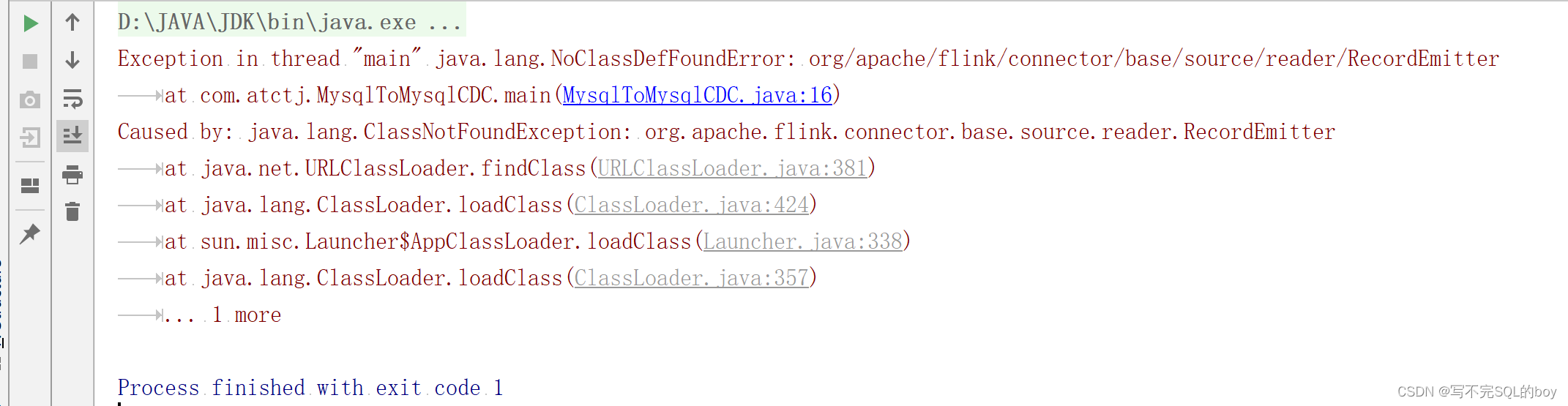 Caused by: java.lang.ClassNotFoundException:org.apache.flink.connector.base.source.reader.RecordEmit,第1张