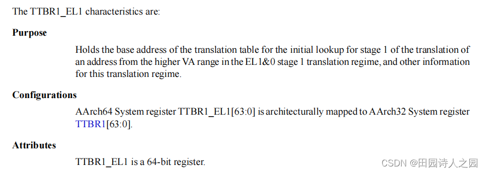 ARMv8 TTBRx寄存器,在这里插入图片描述,第9张