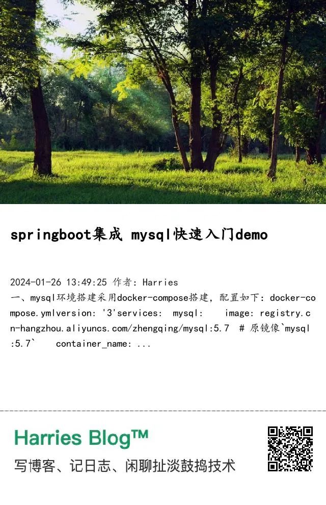 springboot集成 mysql快速入门demo,f12440931ca0580cce9ed2a6c540fbce.jpeg,第1张