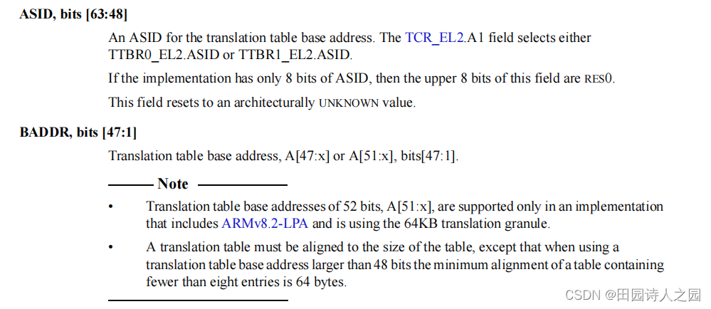 ARMv8 TTBRx寄存器,在这里插入图片描述,第14张