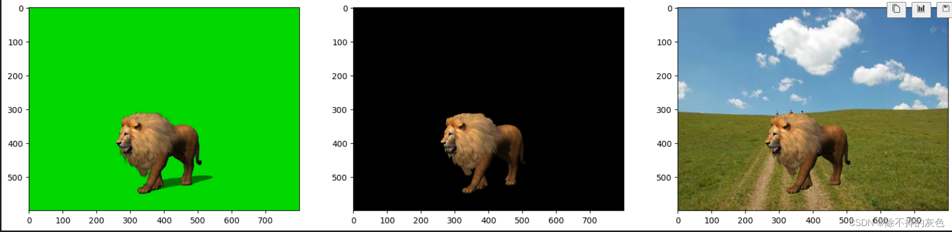 opencv——将2张图片合并,第1张