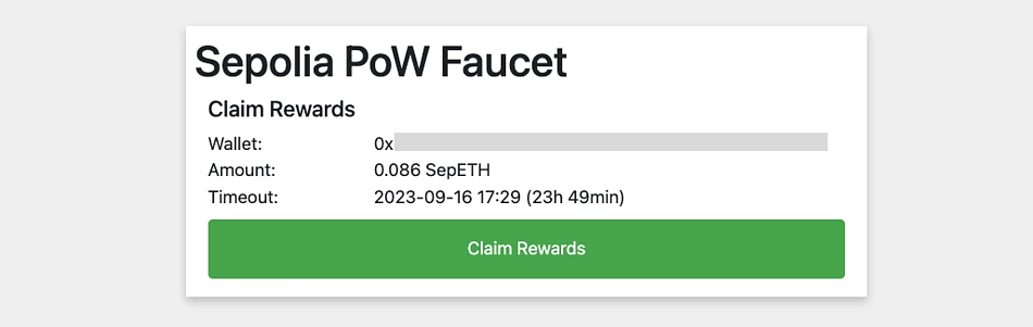 什么是 Sepolia 测试网以及如何从 Faucet 获取 Sepolia ETH,领取奖励 Sepolia PoW,第11张