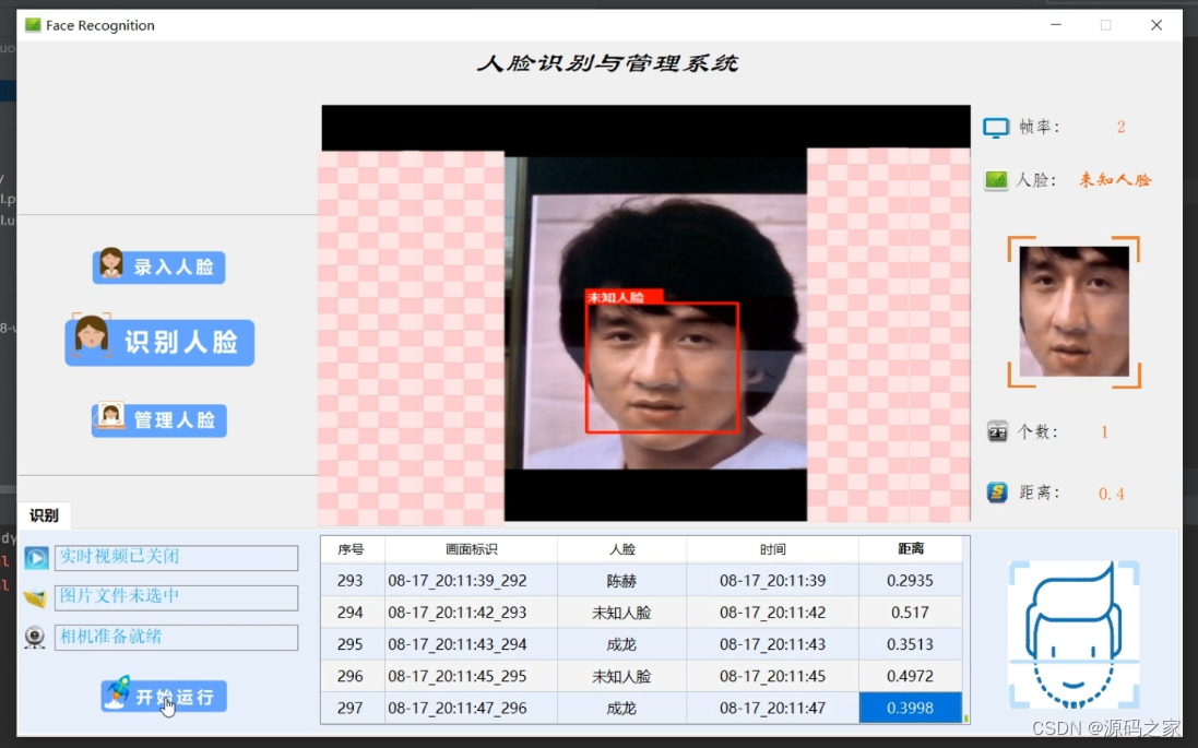 基于python人脸识别系统 实时检测 深度学习 Dlib库 大数据 毕业设计（源码）✅,在这里插入图片描述,第4张