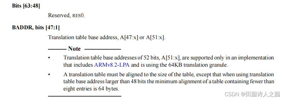 ARMv8 TTBRx寄存器,在这里插入图片描述,第8张