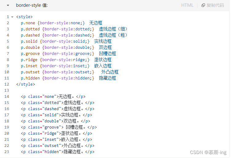 CSS给元素添加边框（样式、颜色、宽度）,在这里插入图片描述,第2张